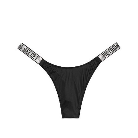 ⚡️ LAST CHANCE ⚡️NWT🖤 VS Rhinestone Shine Thong - Picture 4 of 12